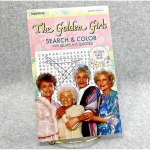 The Golden Girls Search Color Quotes Word Search Book Blanche Sophia Sicily NEW